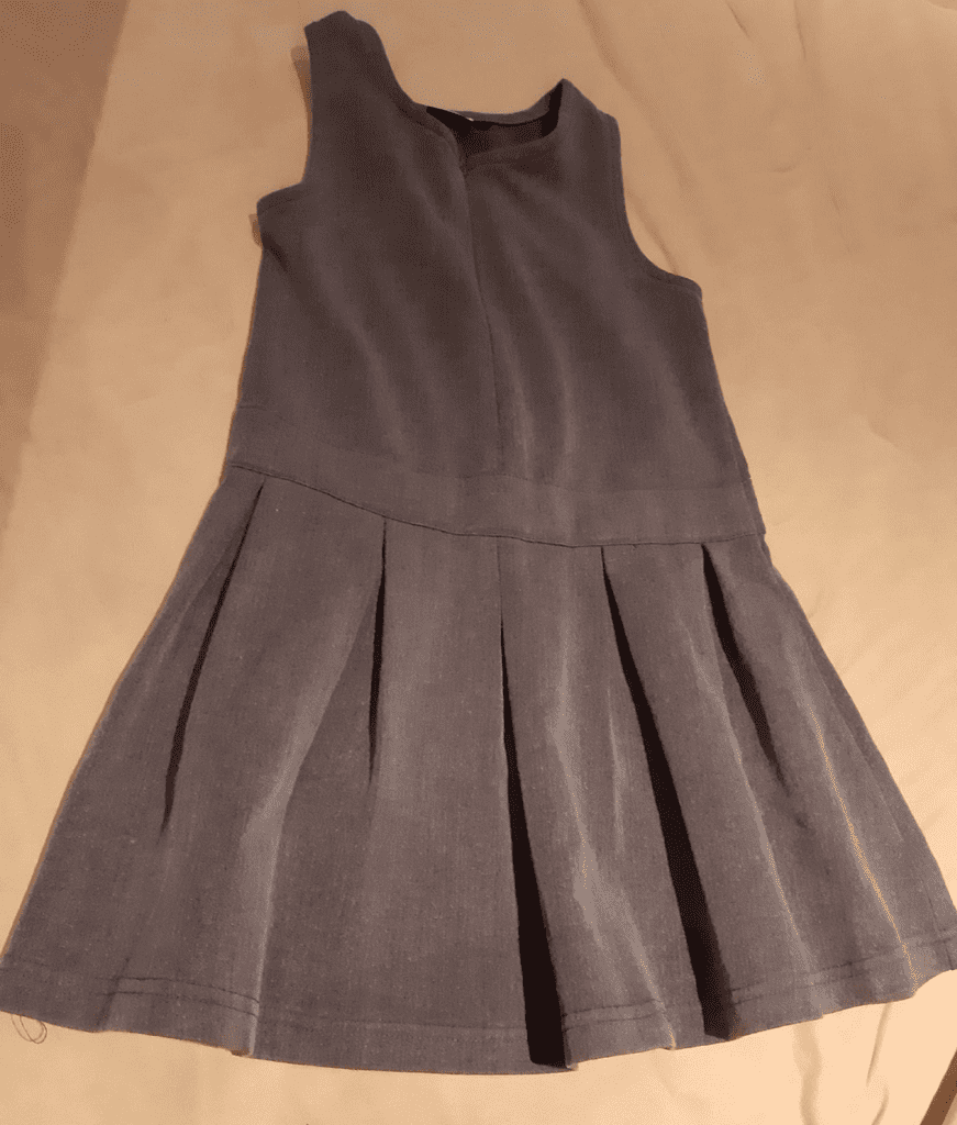 Debenhams grey dress with zip