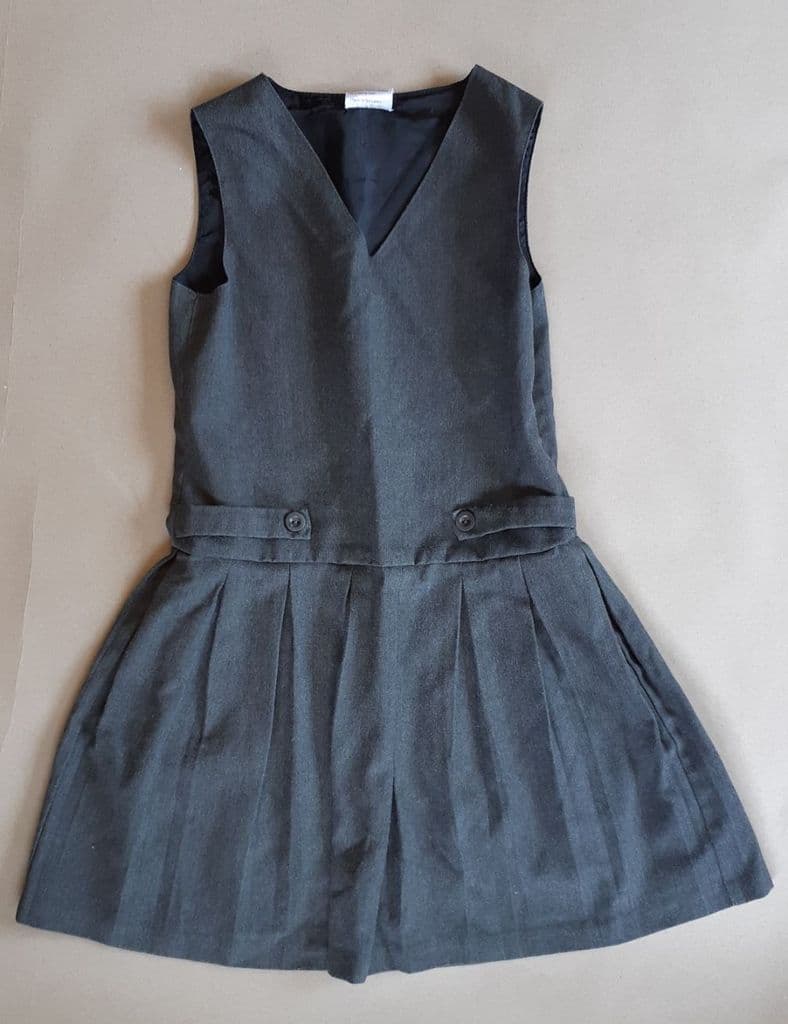 john lewis grey pinafore